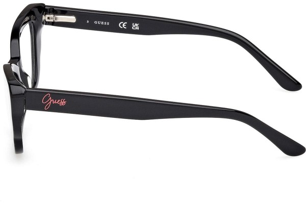 Okulary korekcyjne Guess GU50264 001 Kocie oczy Czarne