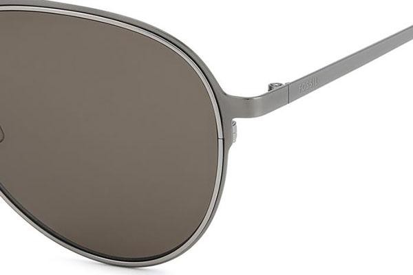 Okulary przeciwsłoneczne Fossil FOS2160/G/S R80/70 Pilotki (Aviator) Szare
