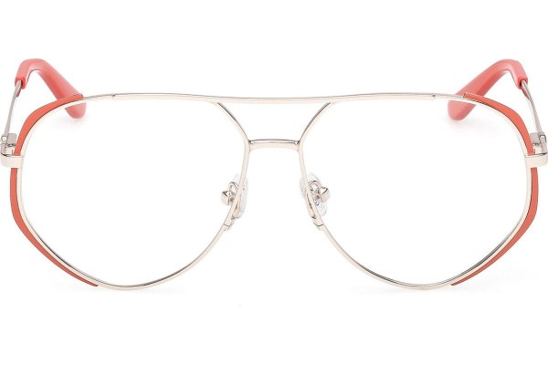 Okulary korekcyjne Guess GU50247 043 Pilotki (Aviator) Pomarańczowe