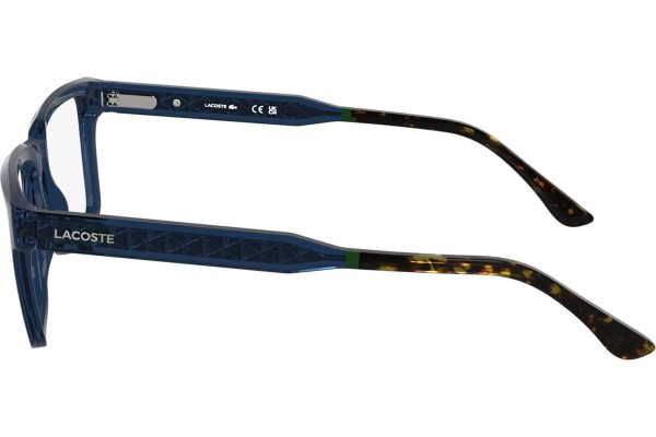 Okulary korekcyjne Lacoste L2976 410 Kwadratowe Niebieskie