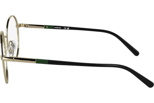Okulary korekcyjne Lacoste L2310 714 Okrągłe Złote