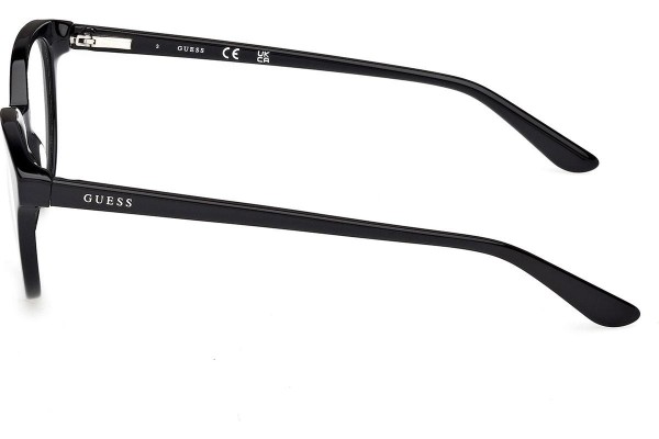 Okulary korekcyjne Guess GU50270 001 Okrągłe Czarne