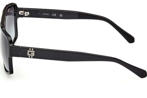 Okulary przeciwsłoneczne Guess GU00223 01B Prostokątne Czarne