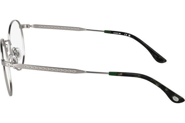 Okulary korekcyjne Lacoste L2308 033 Okrągłe Srebrne