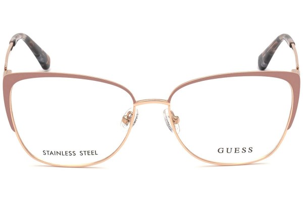 Okulary korekcyjne Guess GU2814 058 Kwadratowe Złote
