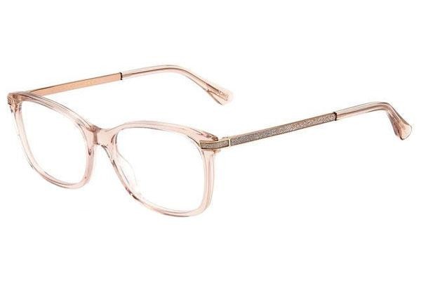 Okulary korekcyjne Jimmy Choo JC269 FWM Kwadratowe Beżowe