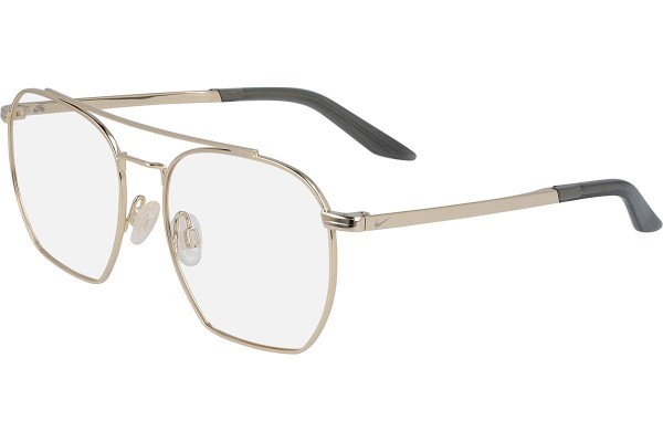 Okulary korekcyjne Nike 8210 710 Kwadratowe Złote