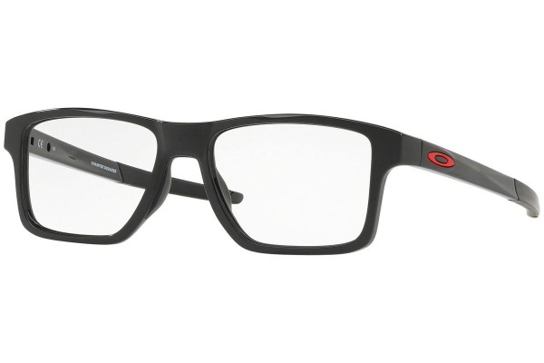 Okulary korekcyjne Oakley Chamfer Squared OX8143-03 Kwadratowe Czarne