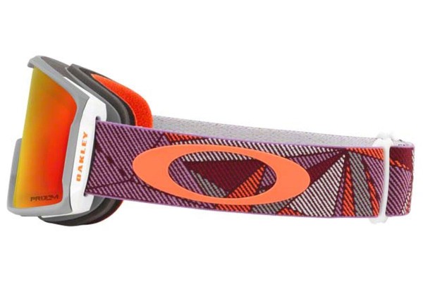 Ochelari de schi Oakley Line Miner XM OO7093-15 PRIZM Lentilă unică | Shield Gri