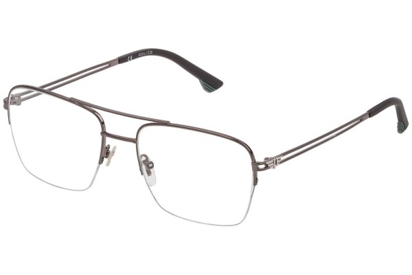 Okulary korekcyjne Police Coupe Light 1 VPL879 0568 Kwadratowe Szare