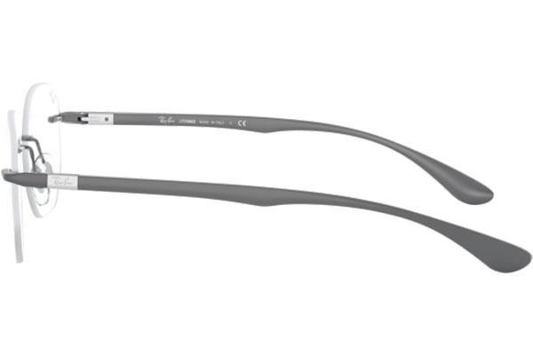 Okulary korekcyjne Ray-Ban RX8766 1000 Okrągłe Srebrne