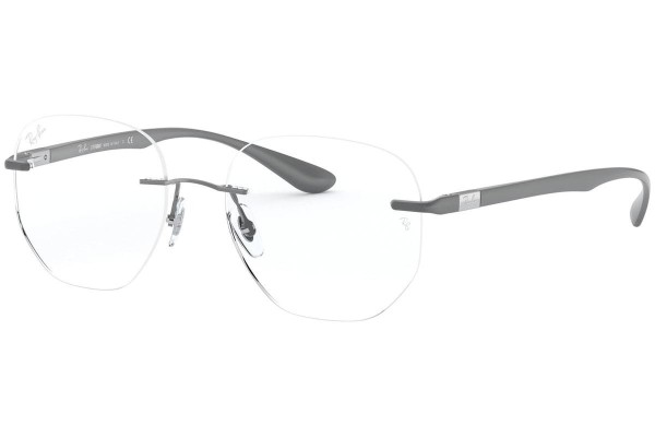 Okulary korekcyjne Ray-Ban RX8766 1000 Okrągłe Srebrne