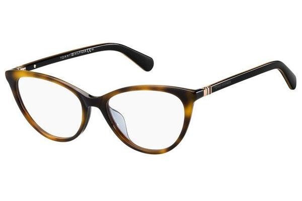 Okulary korekcyjne Tommy Hilfiger TH1775 05L Kocie oczy Havana