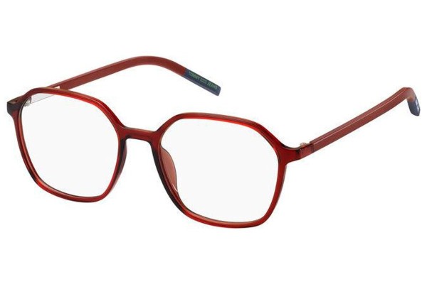 Okulary korekcyjne Tommy Jeans TJ0010 C9A Kwadratowe Czerwone
