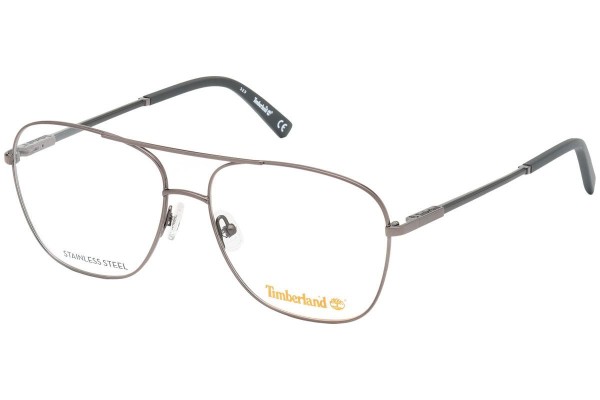 Okulary korekcyjne Timberland TB1671 008 Pilotki (Aviator) Srebrne