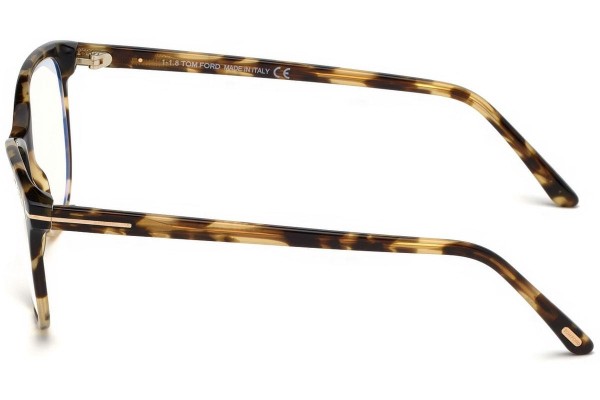 Okulary korekcyjne Tom Ford FT5544-B 055 Kocie oczy Havana