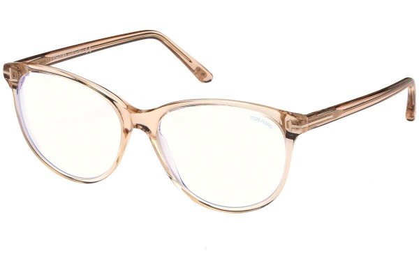 Okulary korekcyjne Tom Ford FT5544-B 072 Kocie oczy Różowe