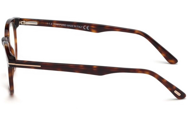 Okulary korekcyjne Tom Ford FT5557-B 052 Okrągłe Havana