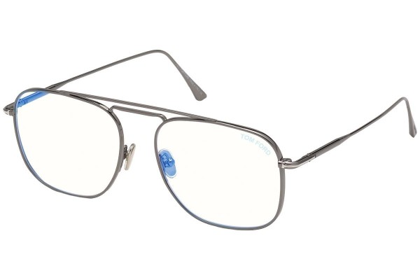 Okulary korekcyjne Tom Ford FT5731-B 008 Pilotki (Aviator) Szare