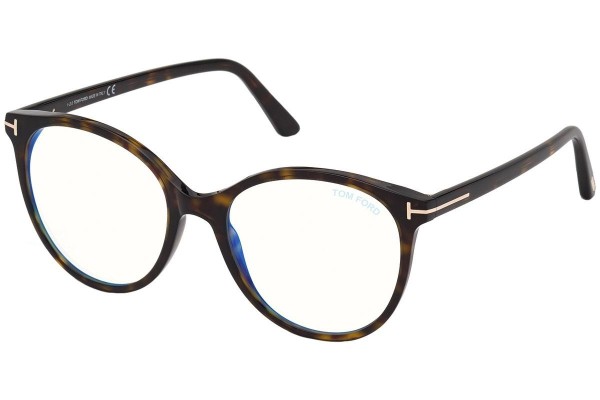 Okulary korekcyjne Tom Ford FT5742-B 052 Okrągłe Havana