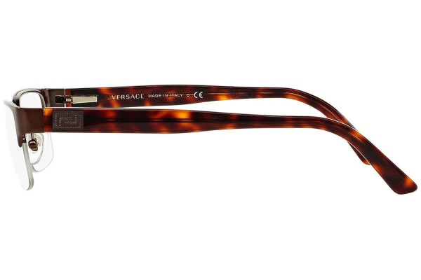 Okulary korekcyjne Versace VE1184 1269 Prostokątne Brązowe