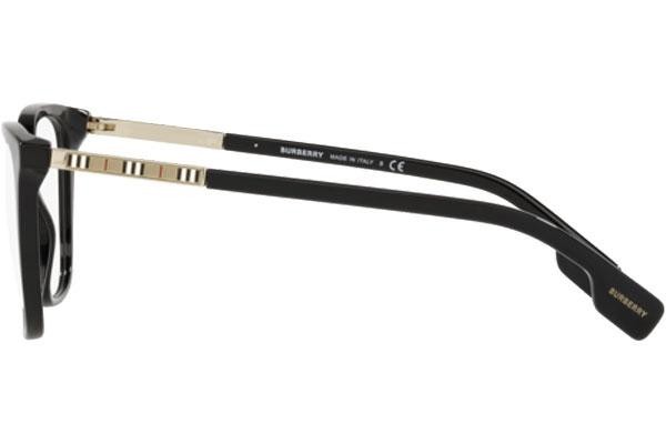 Okulary korekcyjne Burberry Leah BE2338 3001 Kwadratowe Czarne