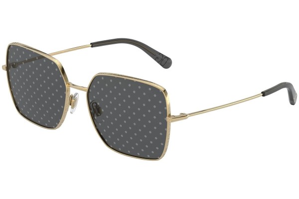 Okulary przeciwsłoneczne Dolce & Gabbana DG2242 02/L Kwadratowe Złote