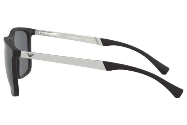 Okulary przeciwsłoneczne Emporio Armani EA4150 506387 Kwadratowe Czarne