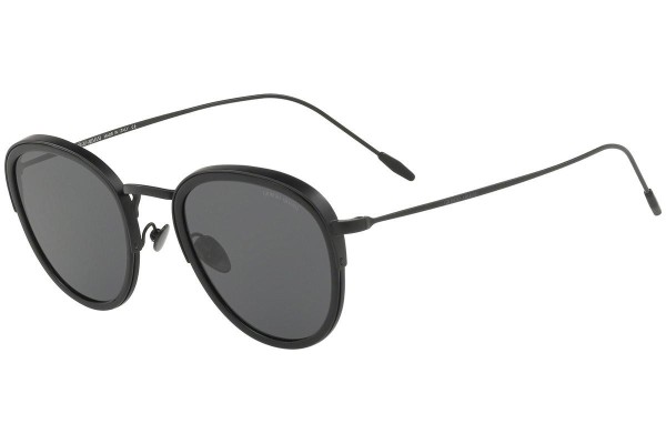 Okulary przeciwsłoneczne Giorgio Armani AR6068 300187 Okrągłe Czarne
