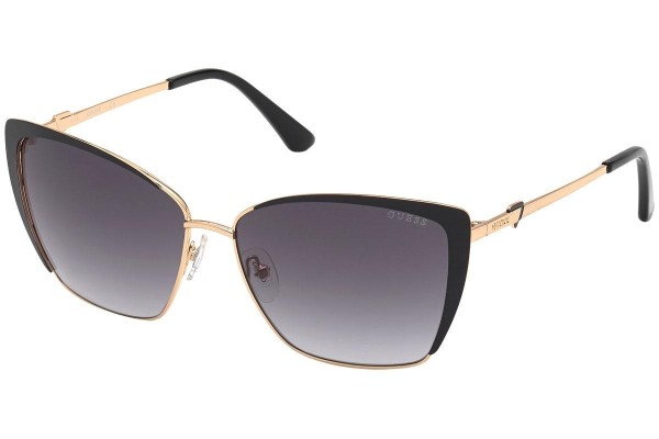 Okulary przeciwsłoneczne Guess GU7743 01B Kwadratowe Czarne
