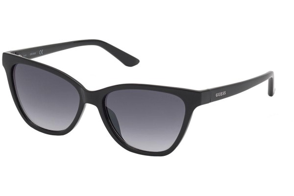 Okulary przeciwsłoneczne Guess GU7777 01C Kocie oczy Czarne