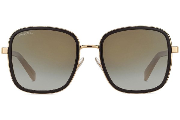 Okulary przeciwsłoneczne Jimmy Choo ELVA/S 2M2/FQ Oversize Czarne
