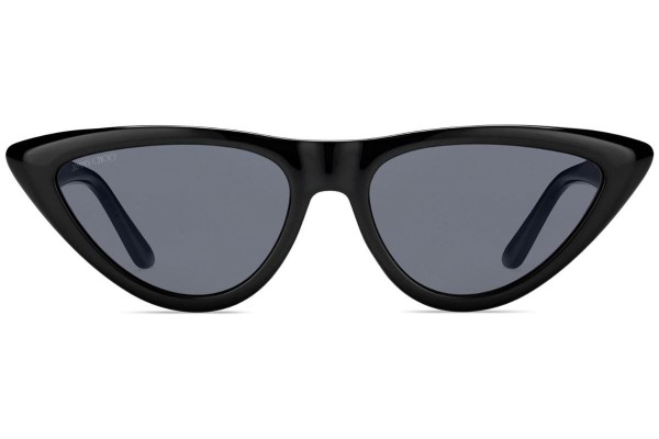 Okulary przeciwsłoneczne Jimmy Choo Sparks/G/S 807/IR Kocie oczy Czarne