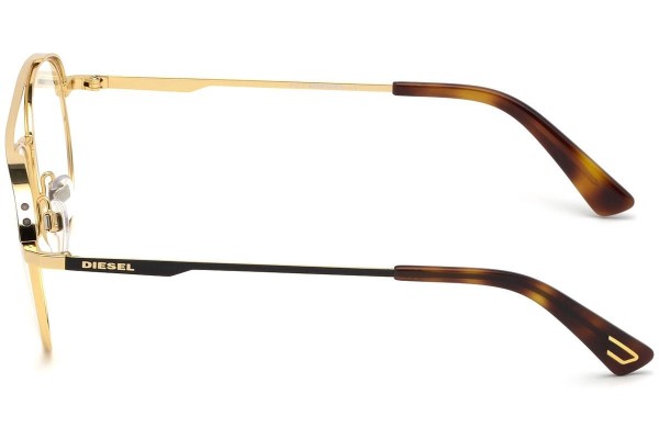 Okulary korekcyjne Diesel DL5305 030 Pilotki (Aviator) Złote