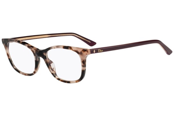 Okulary korekcyjne Dior Montaigne 18 CAD/68 Kocie oczy Beżowe