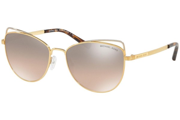 Okulary przeciwsłoneczne Michael Kors St. Lucia MK1035 12128Z Kocie oczy Złote