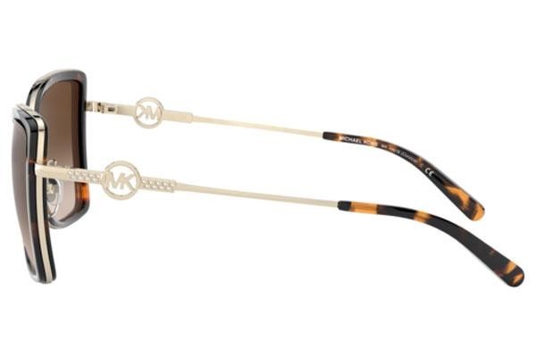 Okulary przeciwsłoneczne Michael Kors Corsica MK1067B 101413 Kocie oczy Havana