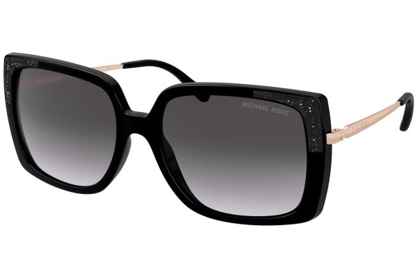 Okulary przeciwsłoneczne Michael Kors Rochelle MK2131 33328G Kwadratowe Czarne