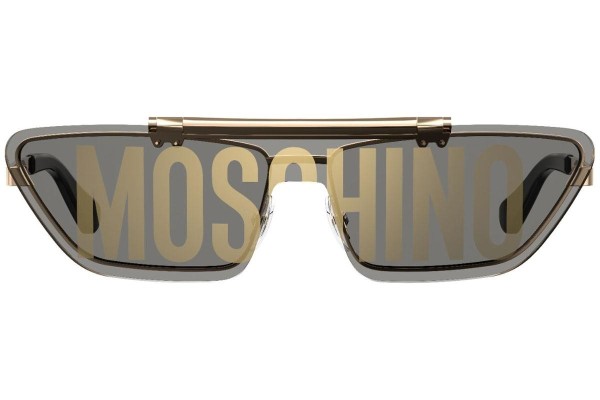 Aurinkolasit Moschino MOS048/S 000/0A Yksilinssinen | Shield Kulta