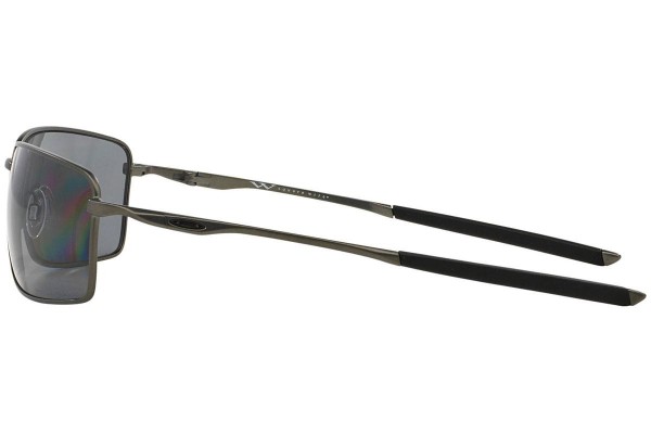 Okulary przeciwsłoneczne Oakley Square Wire OO4075-04 Polarized Prostokątne Czarne