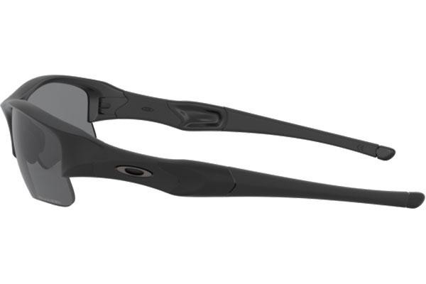 Okulary przeciwsłoneczne Oakley Flak Jacket XLJ OO9009 11-435 Polarized Prostokątne Czarne