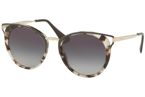 Okulary przeciwsłoneczne Prada PR66TS UAO5D1 Okrągłe Havana