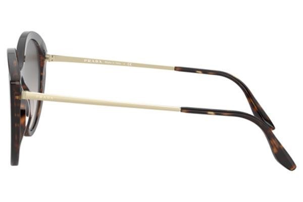 Okulary przeciwsłoneczne Prada PR18XS 2AU4P0 Okrągłe Havana