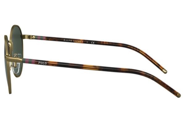 Okulary przeciwsłoneczne Polo Ralph Lauren PH3133 932471 Okrągłe Złote