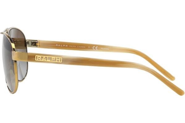 Okulary przeciwsłoneczne Ralph by Ralph Lauren RA4004 101/T5 Polarized Pilotki (Aviator) Złote
