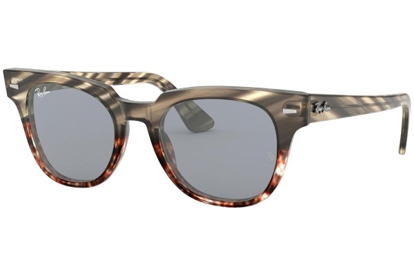 Okulary przeciwsłoneczne Ray-Ban Meteor Striped Havana RB2168 1254Y5 Kwadratowe Brązowe