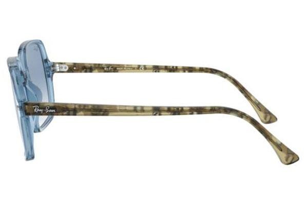 Okulary przeciwsłoneczne Ray-Ban Square II RB1973 12833F Oversize Niebieskie