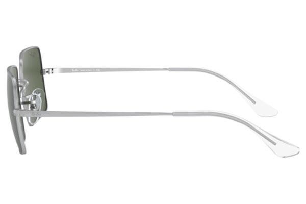 Okulary przeciwsłoneczne Ray-Ban Rectangle RB1969 914931 Kwadratowe Srebrne