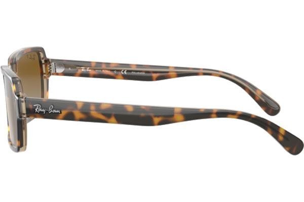 Okulary przeciwsłoneczne Ray-Ban Benji RB2189 1292W1 Polarized Prostokątne Havana
