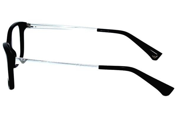 Okulary korekcyjne Emporio Armani EA3026 5017 Kwadratowe Czarne